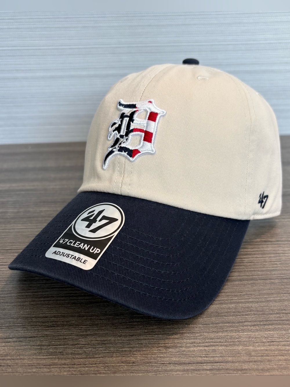 ‘47 Limited Edition American Flag Detroit Tigers Clean Up Adjustable Hat USA